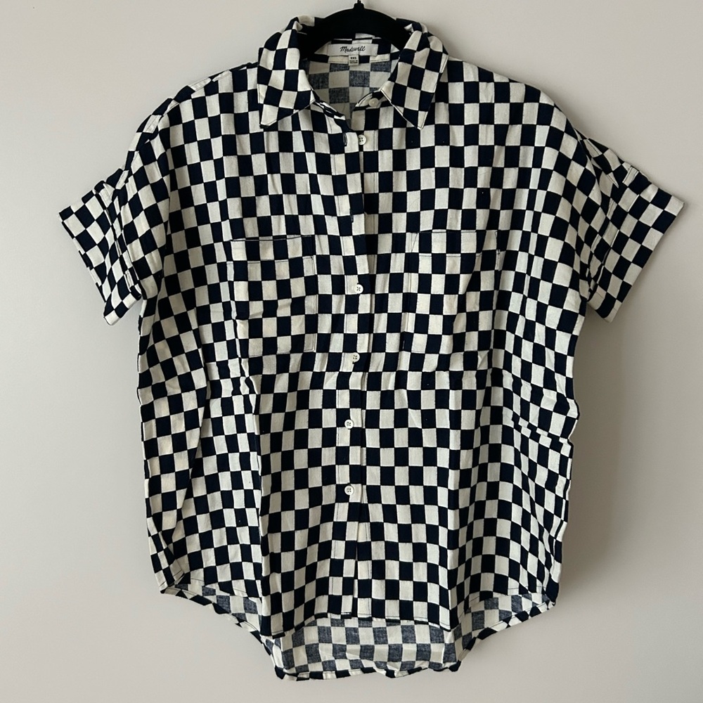 Madewell Checkered Button Up Shirt
